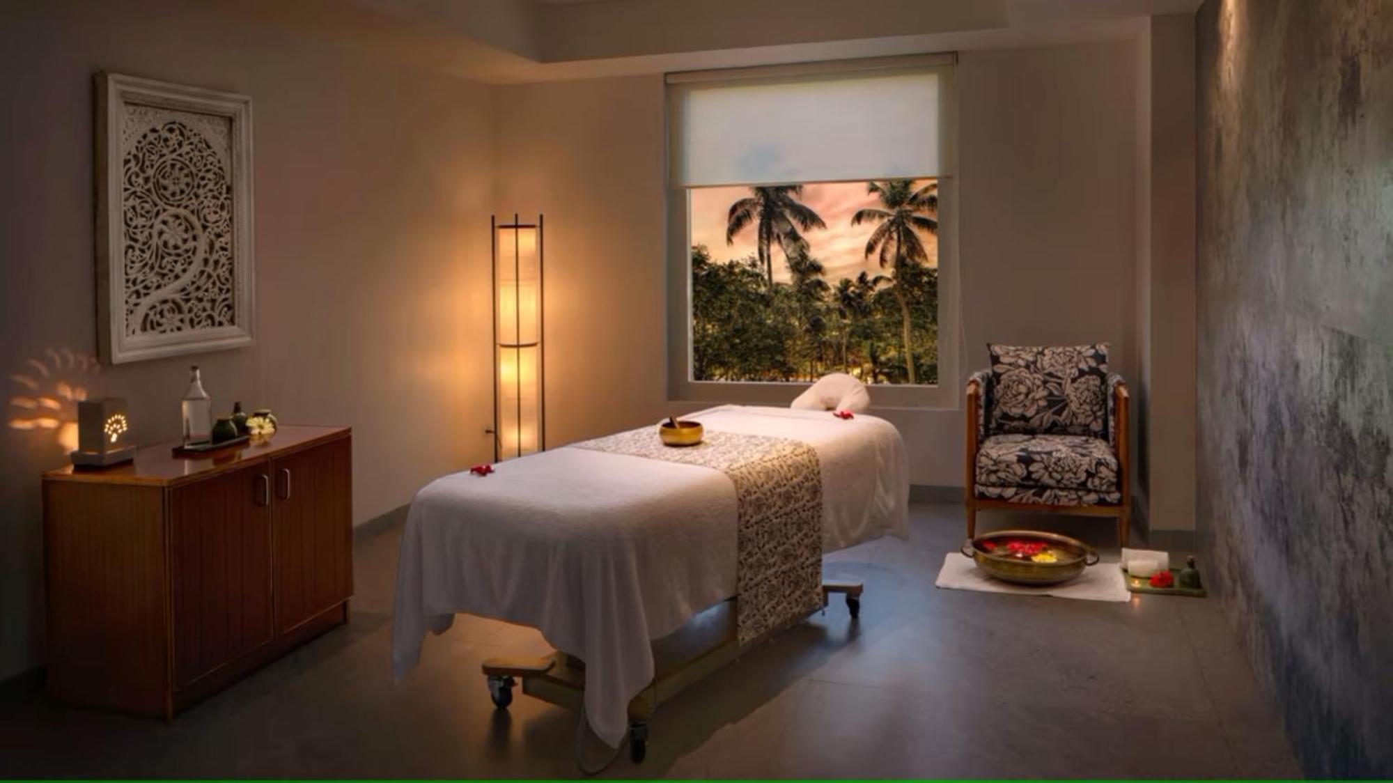 O By Tamara, Trivandrum Thiruvananthapuram Kültér fotó A treatment room at the spa